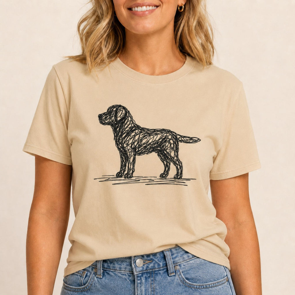 Scribbled Labrador T-Shirt