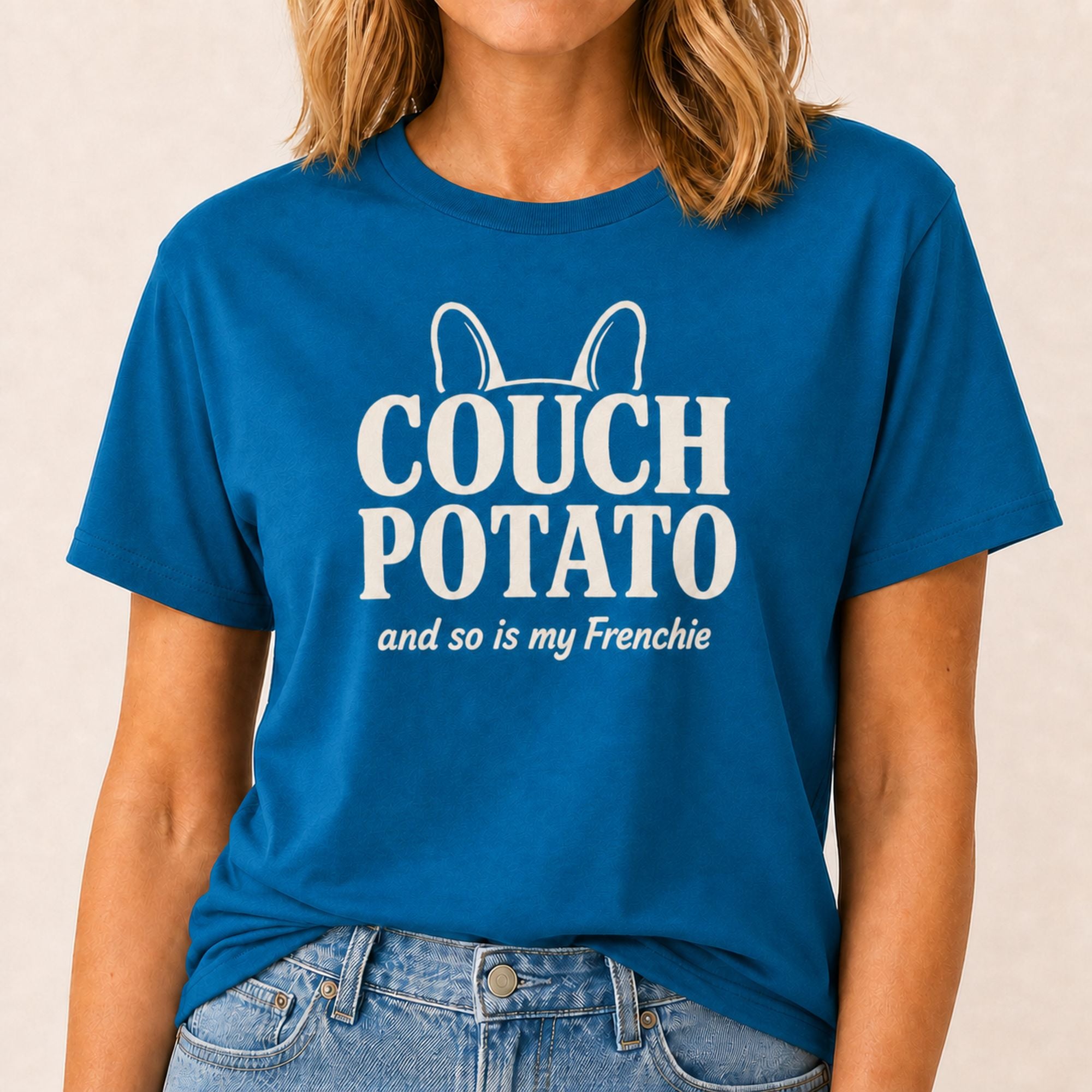 Frenchie Couch Potato T-Shirt