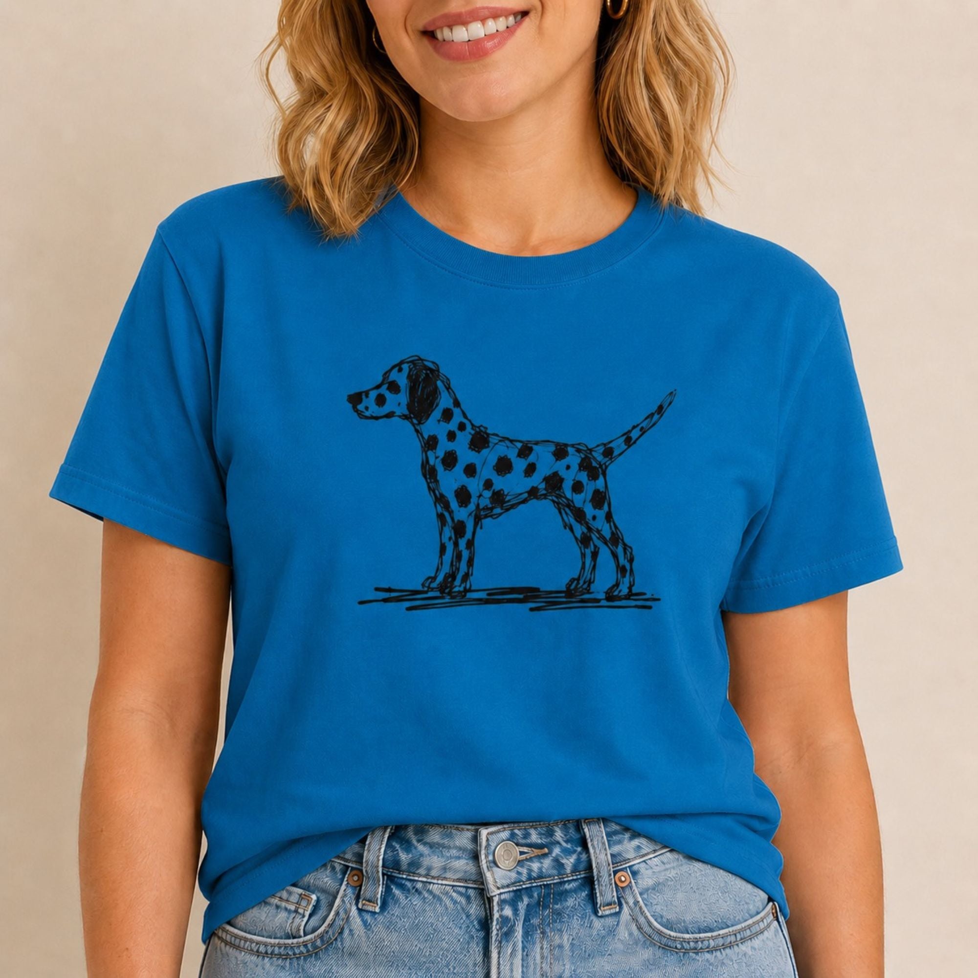 Scribbled Dalmatian T-Shirt