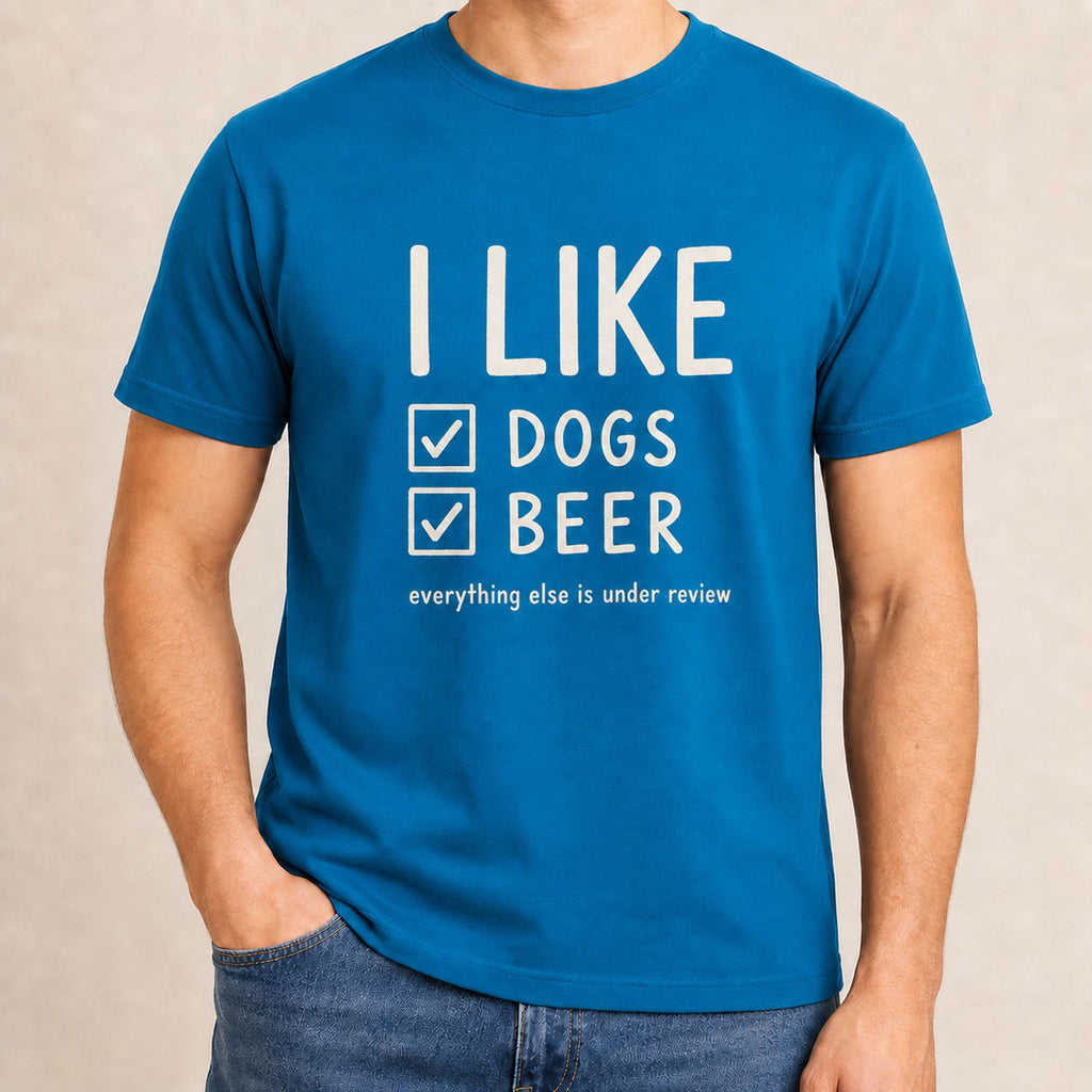 I Like Dogs & Beer T-Shirt