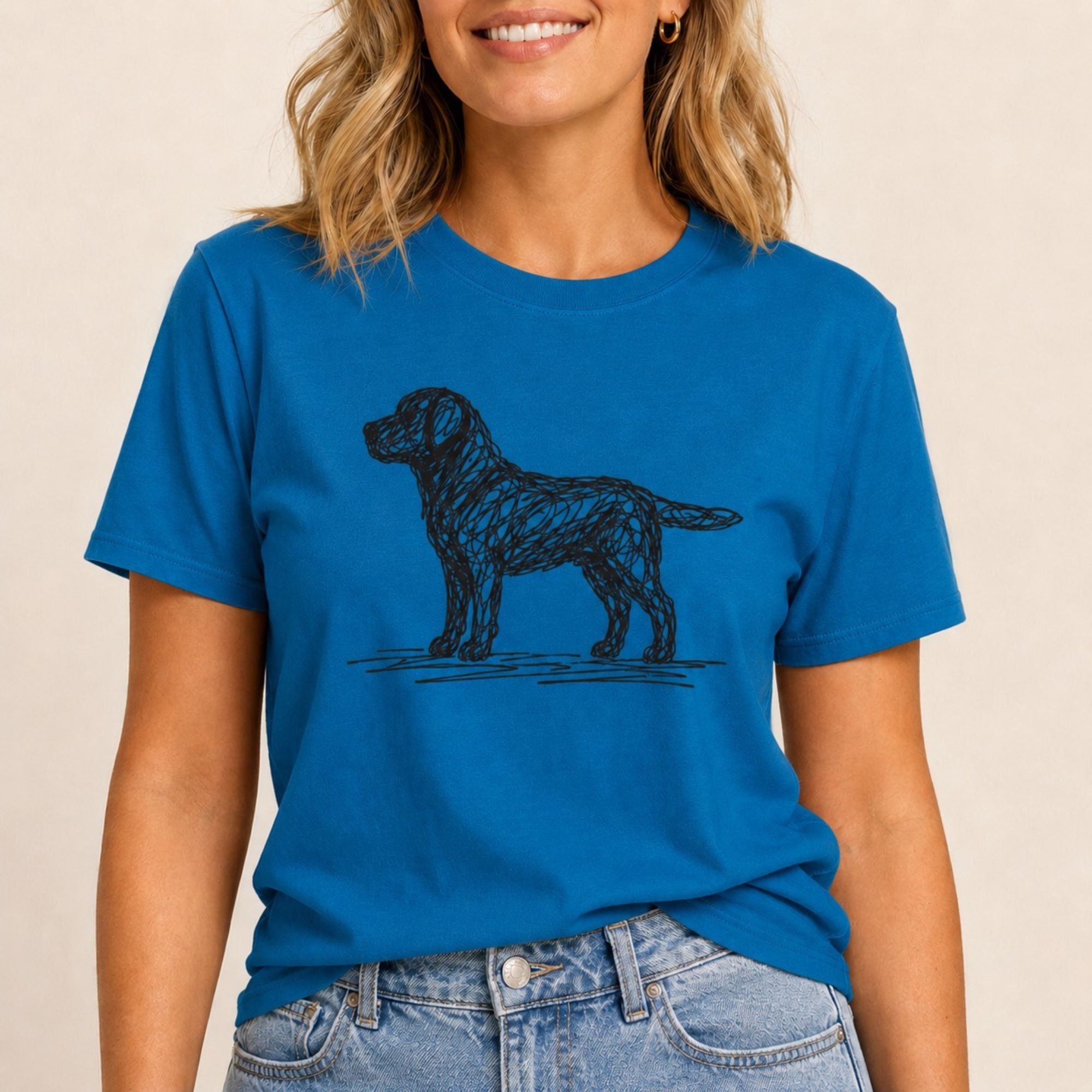 Scribbled Labrador T-Shirt