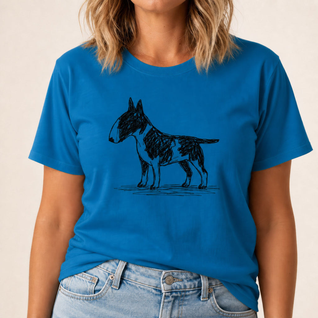 Scribbled Bull Terrier T-Shirt