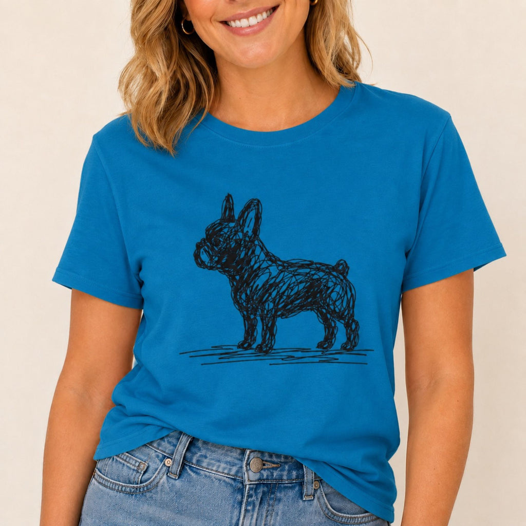 Scribbled French Bulldog T-Shirt