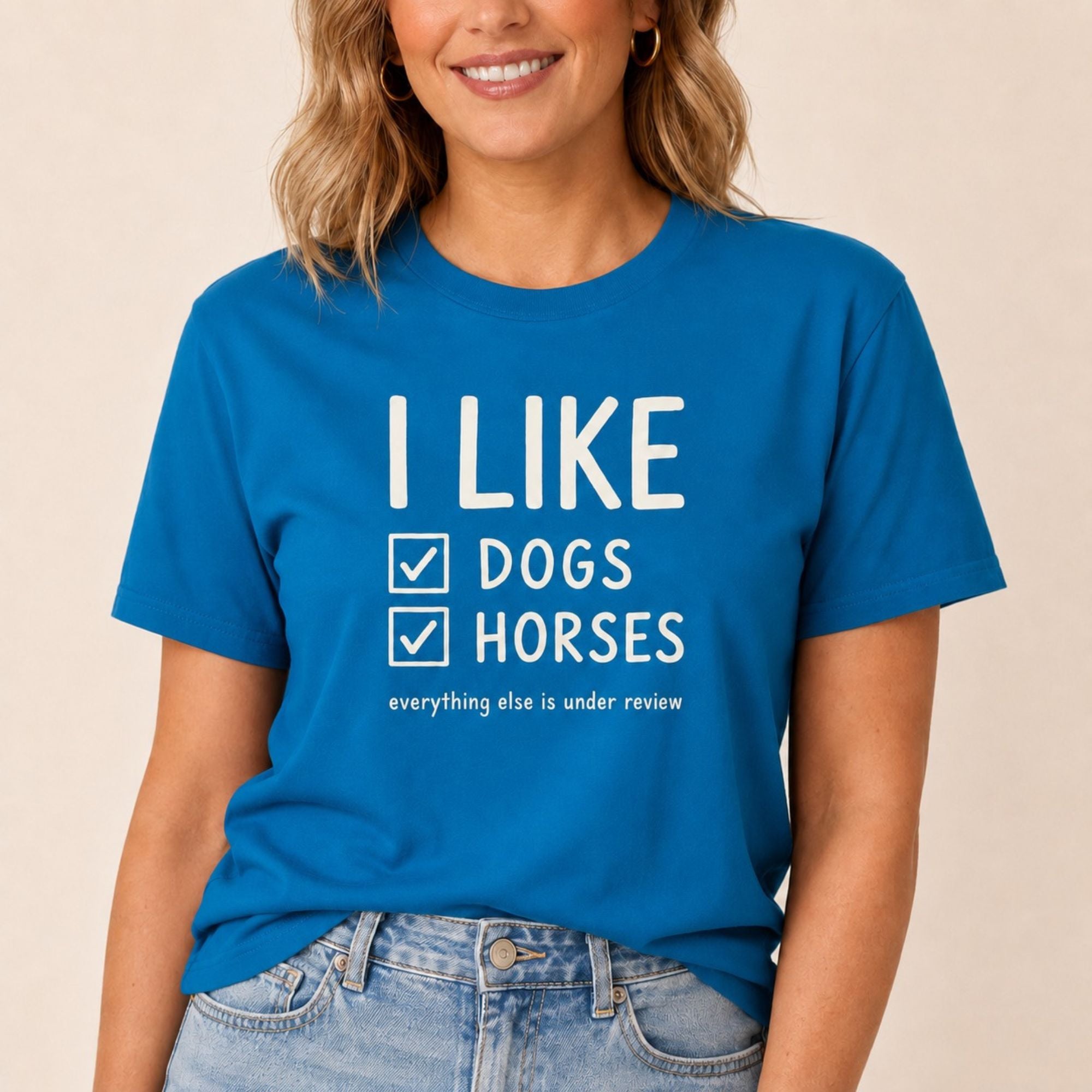 I Like Dogs & Horses T-Shirt